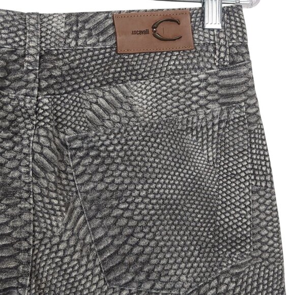 Just Cavalli Women’s Snake Print Pants Sz 44 Sz 12 Made in Italy ITTIERRE USA - Picture 6 of 16